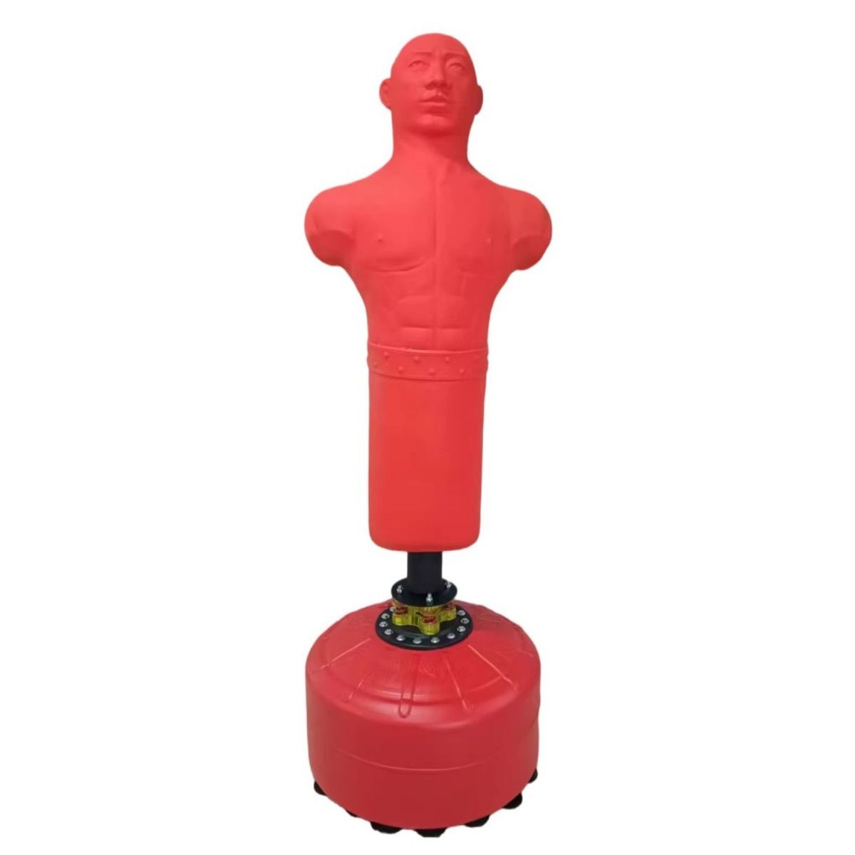 PWRFITNESS - Muñeco de Entrenamiento de golpe tipo torso con base 170 cm Rojo