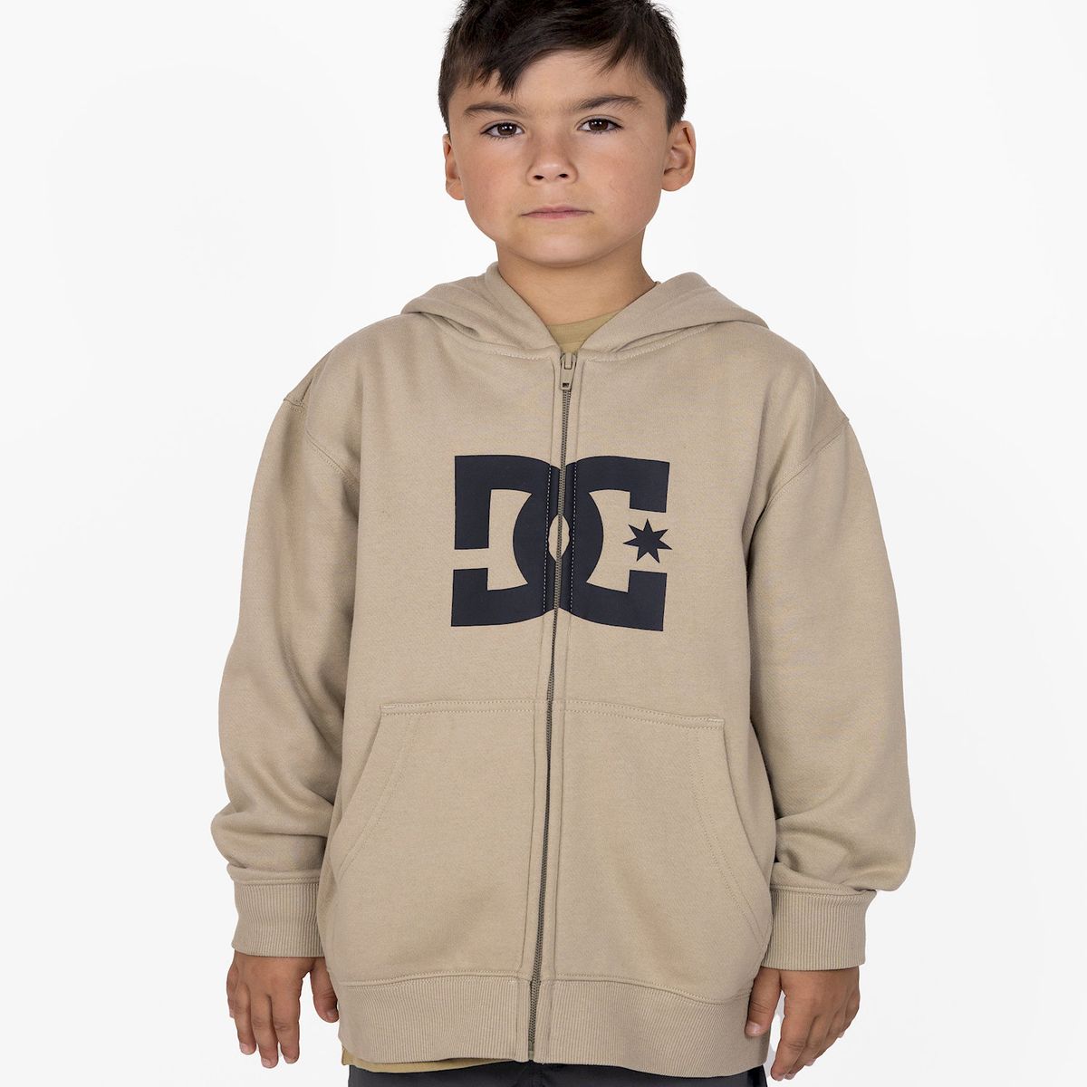 DC SHOES - Poleron Niño Star Zh Otr Café DC