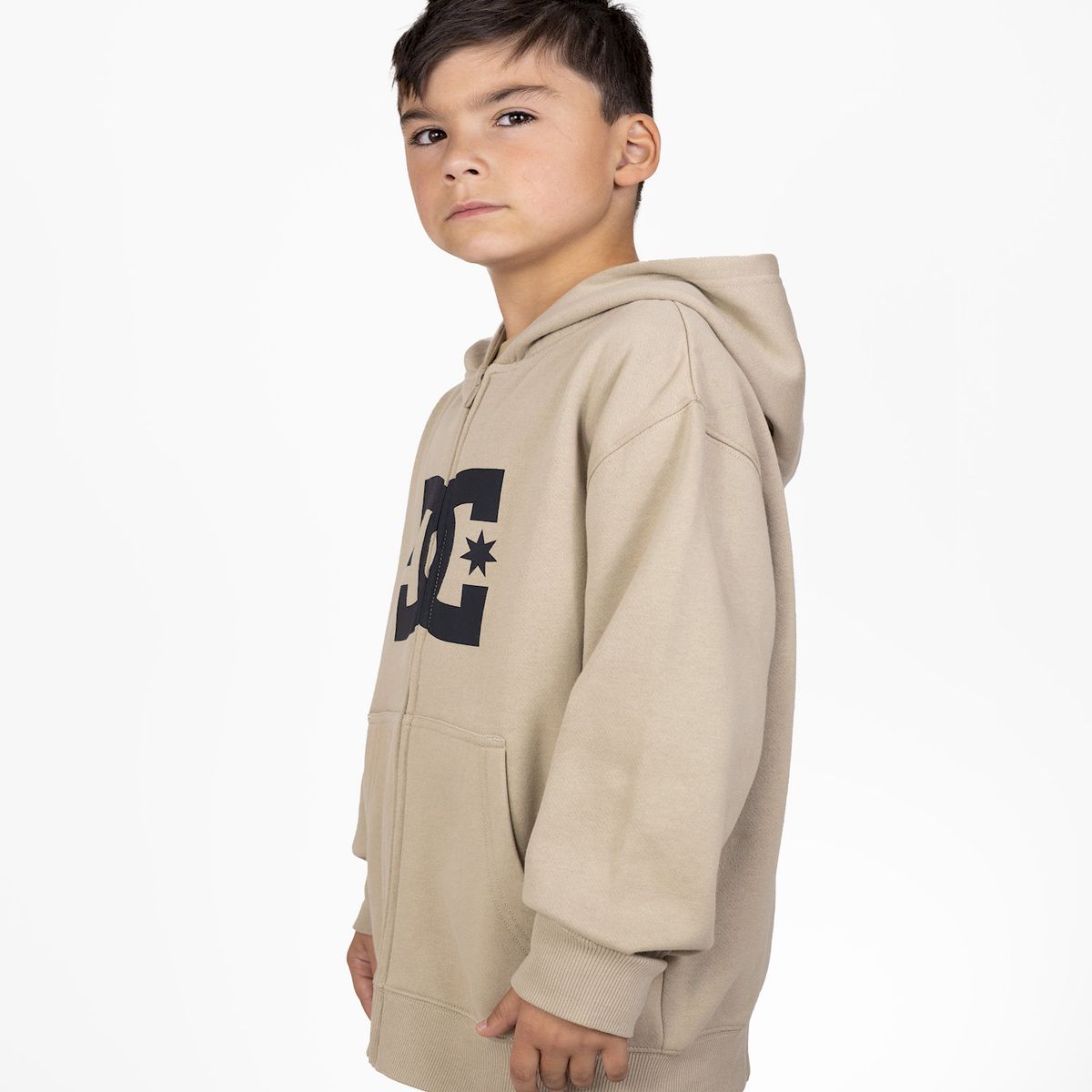 DC SHOES - Poleron Niño Star Zh Otr Café DC