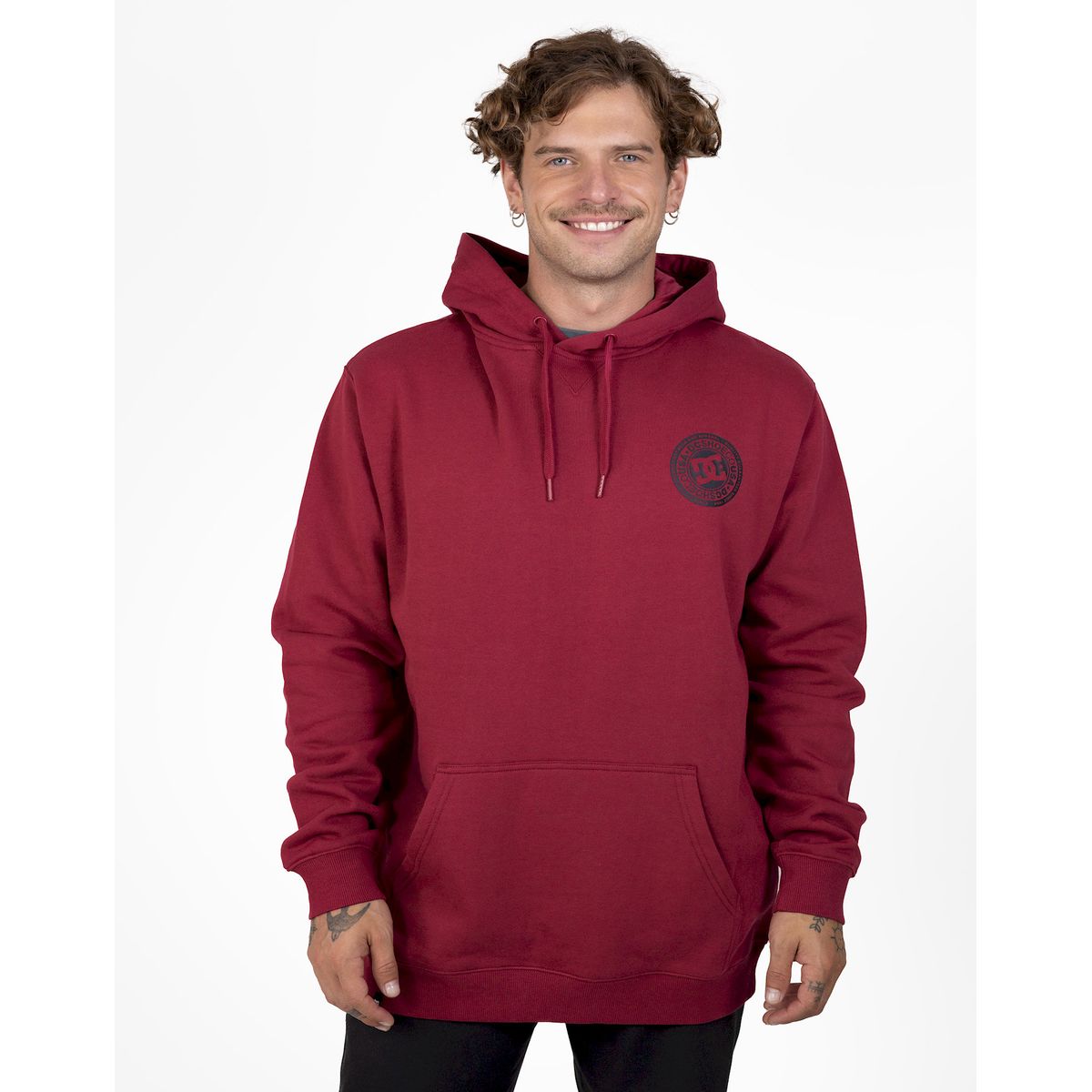 DC SHOES - Poleron Hombre Rebel Ph Rojo DC