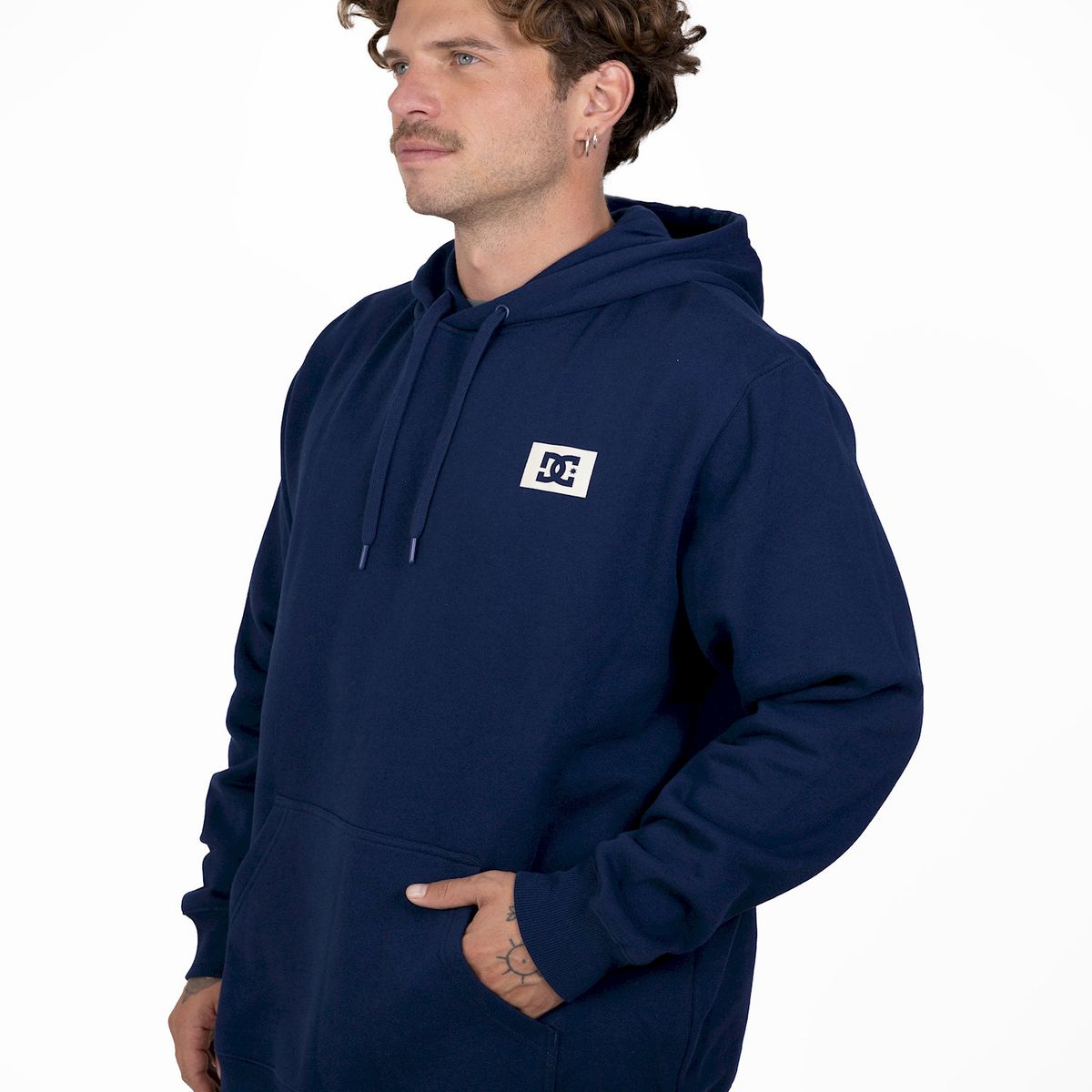DC SHOES - Poleron Hombre Stage Box Azul DC