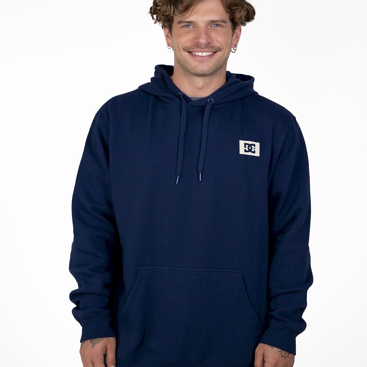 DC SHOES - Poleron Hombre Stage Box Azul DC