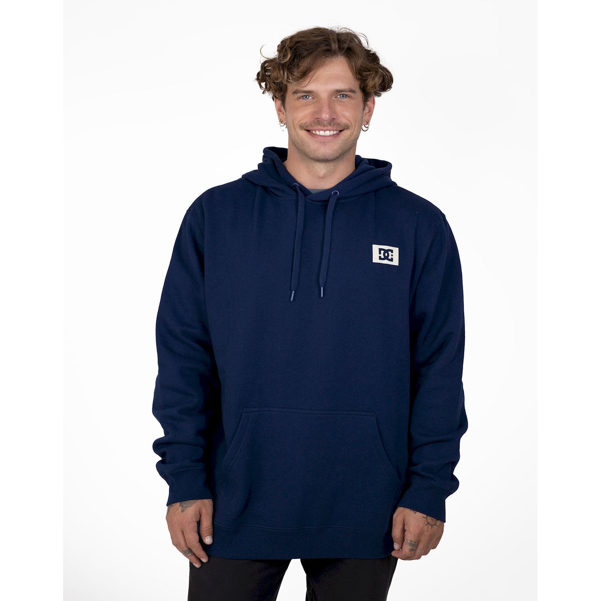 DC SHOES - Poleron Hombre Stage Box Azul DC