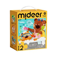 MIDEER - Puzzle Progresivo Buenos Hábitos Nivel 2 3 en 1