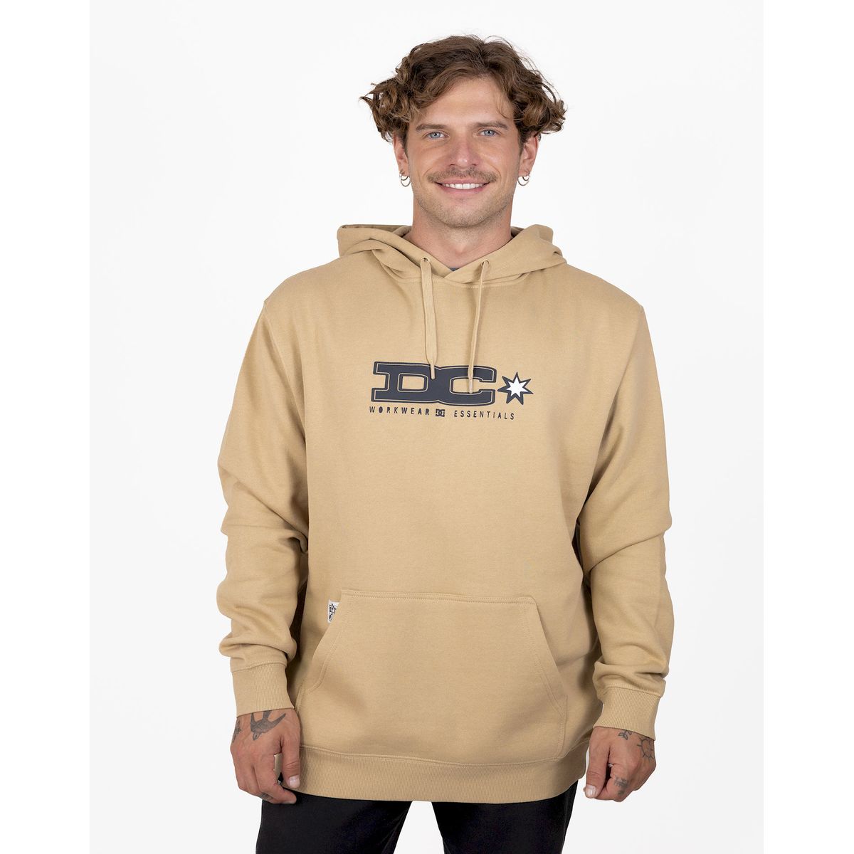 DC SHOES - Poleron Hombre DC Tig Master Ph Café