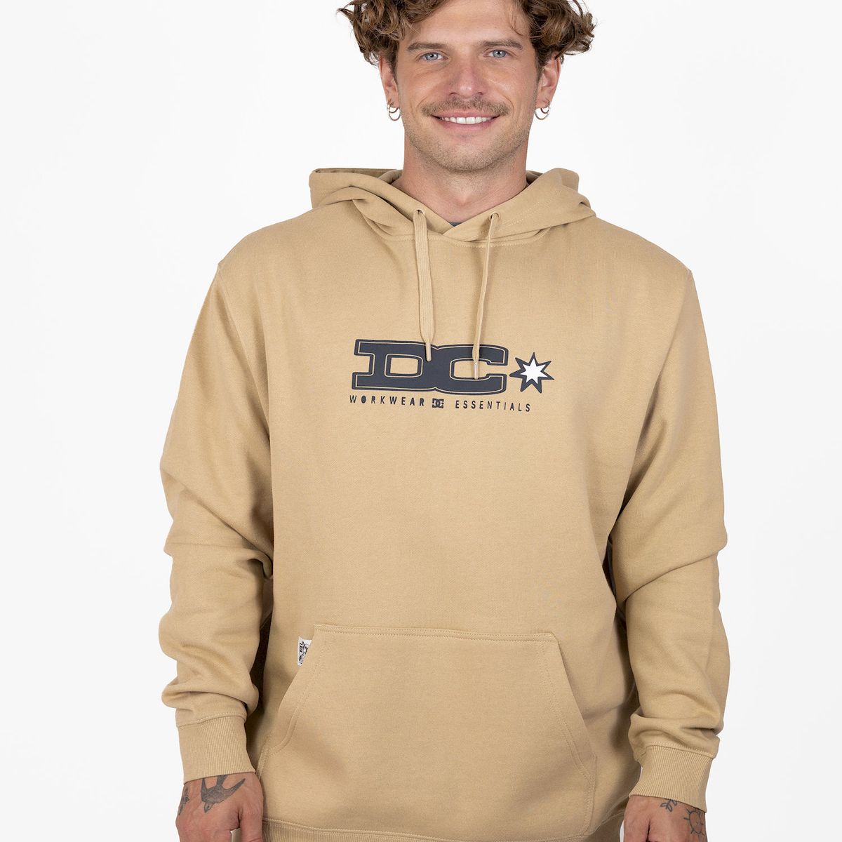 DC SHOES - Poleron Hombre DC Tig Master Ph Café
