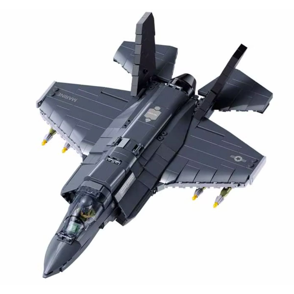 SLUBAN - Avión F-35C Lightning II USMC compatible Lego