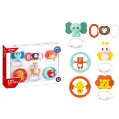 HUANGER - Set 6 Mordedores con Sonajeros para Bebés