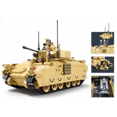 SLUBAN - Tanque Blindado M2/3 Bradley US ARMY compatible Lego