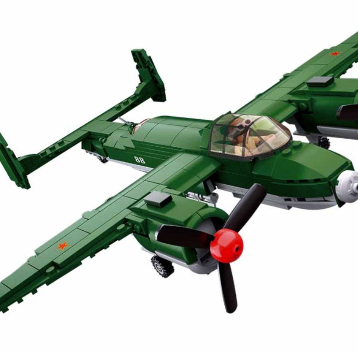SLUBAN - Avión WWII Bombardero Ruso Tupolev-2  compatible Lego