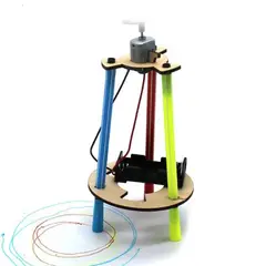 GENERICO - Panguitoys Experimento Científico Robot Dibujante con Motor