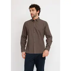 TRIAL - Camisa ML Hombre Basilio Gris