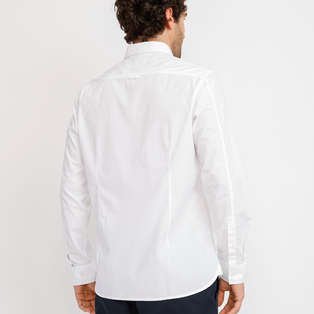 TRIAL - Camisa ML Hombre Basilio Blanco