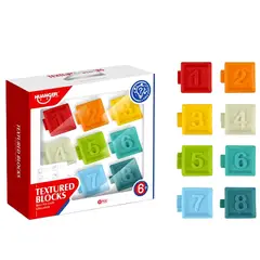 HUANGER - Set 8 Bloques de Encaje con Números