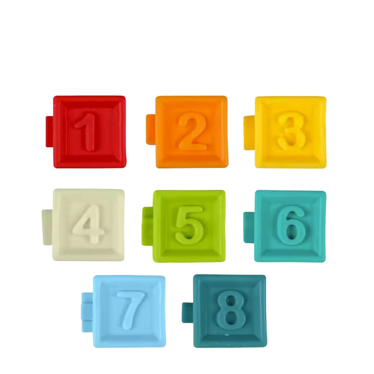 HUANGER - Huanger Set 8 Bloques de Encaje con Números