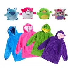 MOVI - Polerón Peluche sherpa 2 en 1 para Niños unisex talla única.