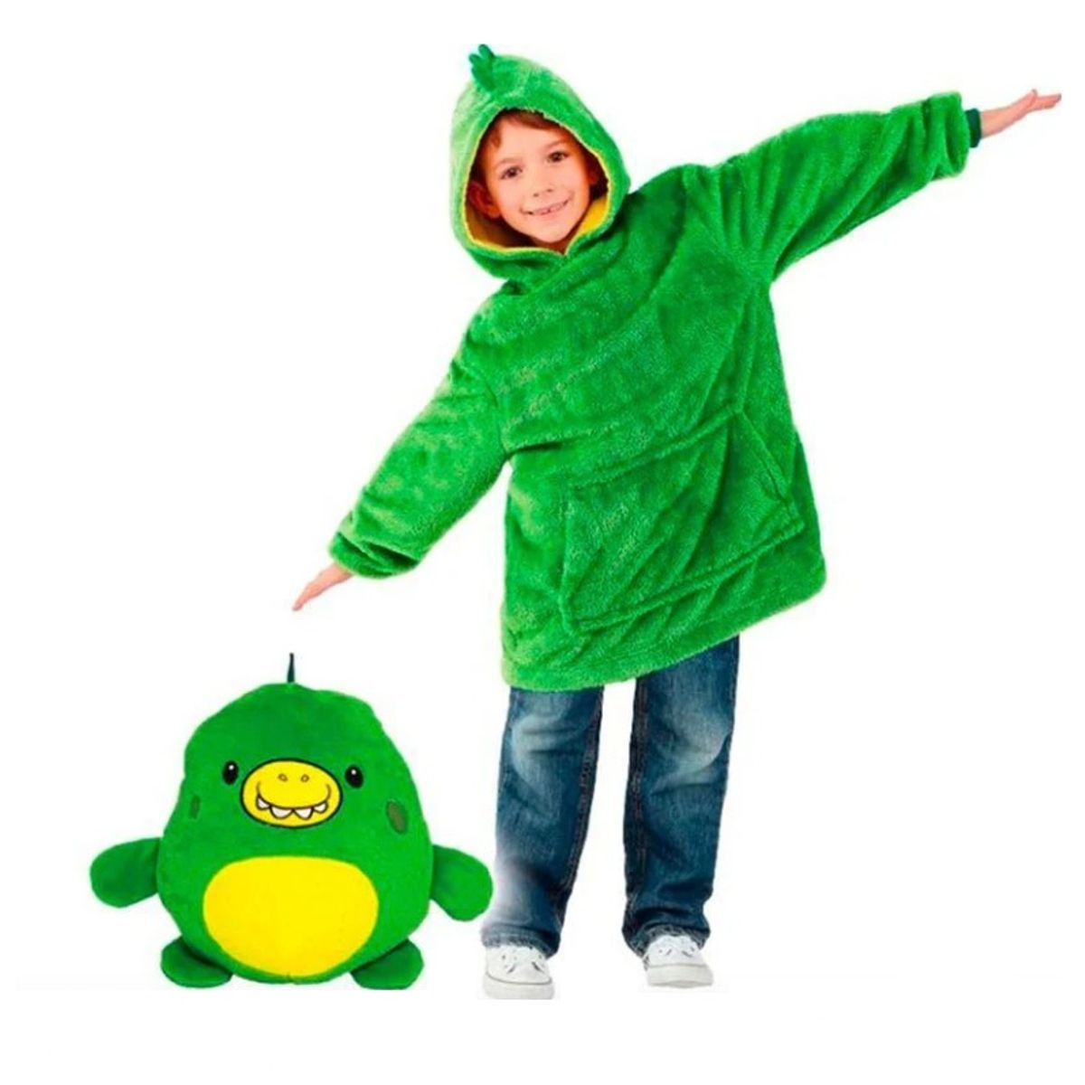 MOVI - Polerón Peluche sherpa 2 en 1 para Niños unisex talla única.