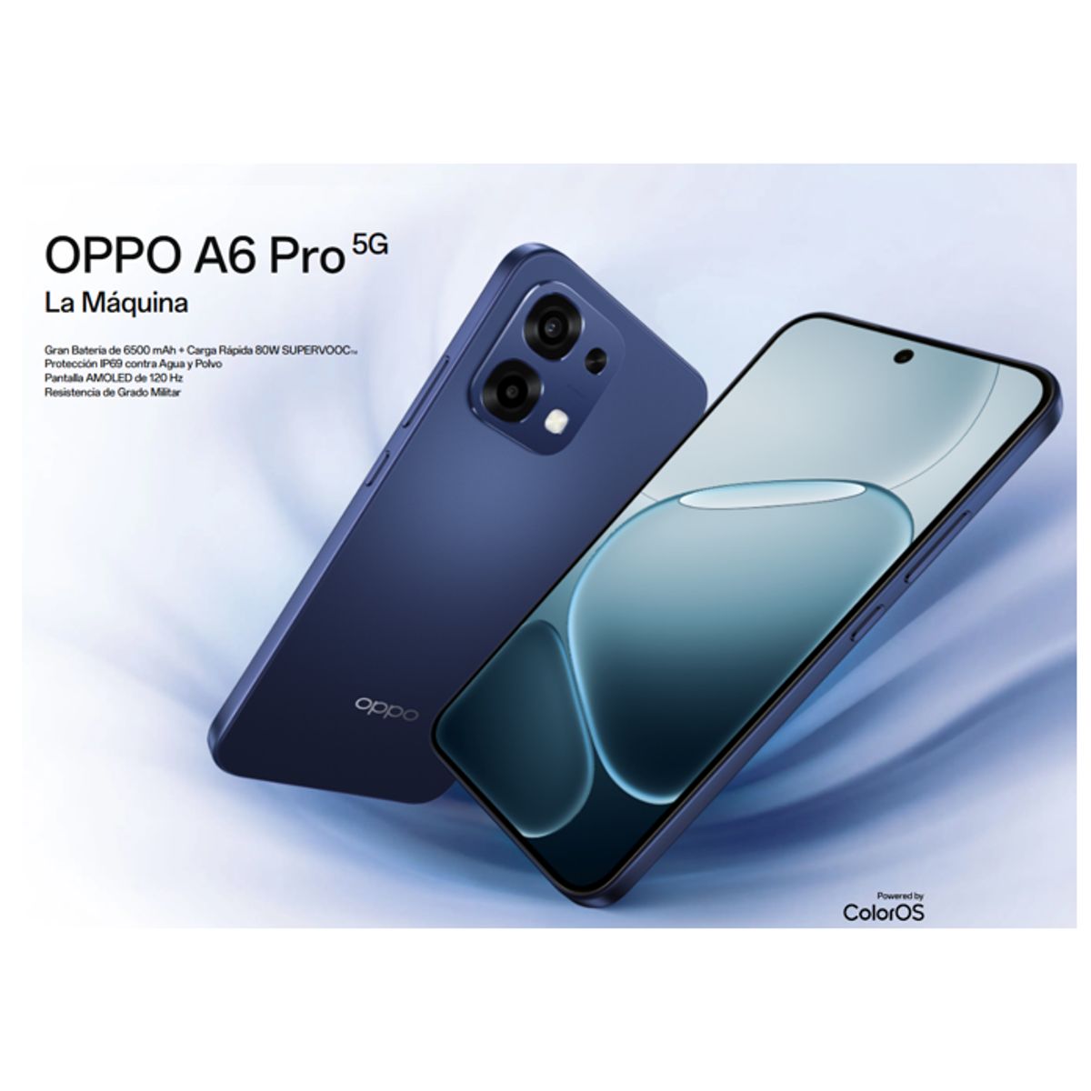 OPPO - Celular OPPO A6 Pro 5G 8+256GB Azul Espacial Smartphone