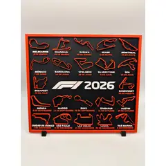 GENERICO - Calendario Formula 1 2026 en 3D con Altimetría f1