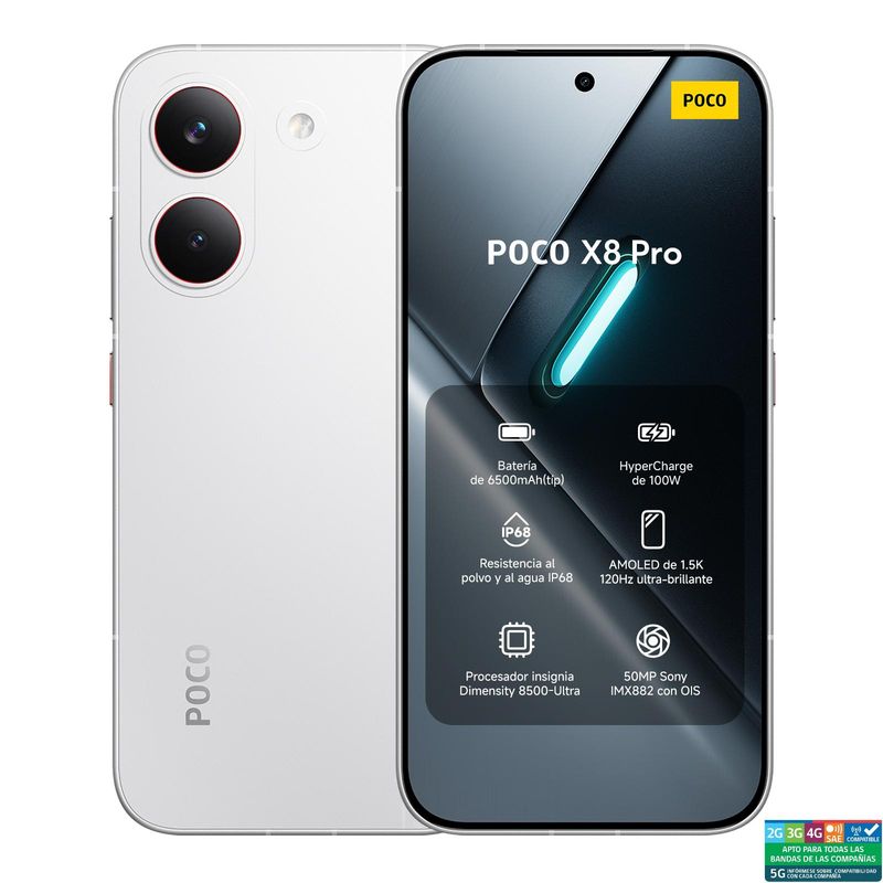 XIAOMI POCO X8 Pro Blanco 8GB + 512GB | Falabella Chile