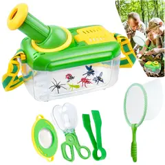 KUANGYE - Set Observador Insectos Con Lupa - Kit Explorador Atrapa Bichos