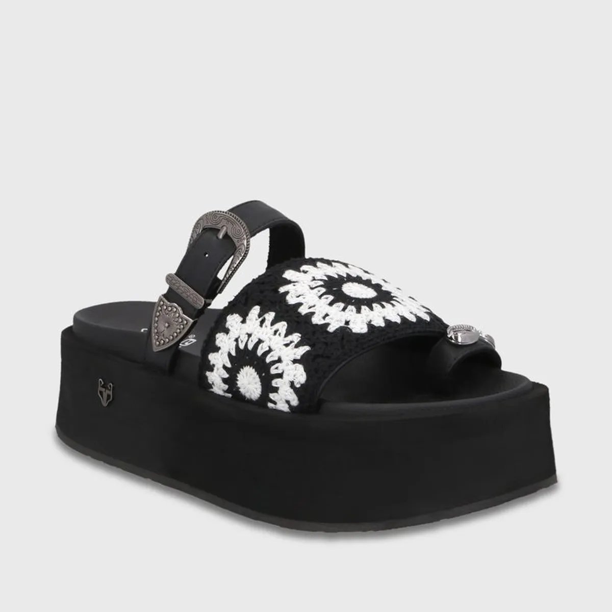 GOTTA - Sandalia Mujer Plataforma Negra 55942 Gotta