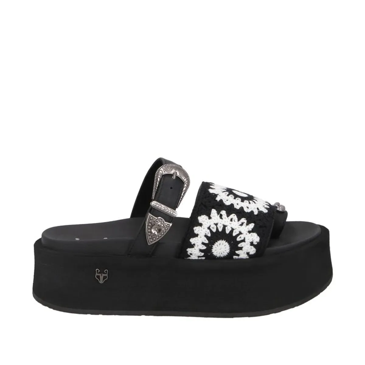 GOTTA - Sandalia Plataforma Negra Mujer 55942