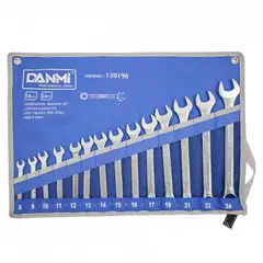 DANMI - Juego Llave Punta Corona 14 Piezas 8-24 Mm Industrial