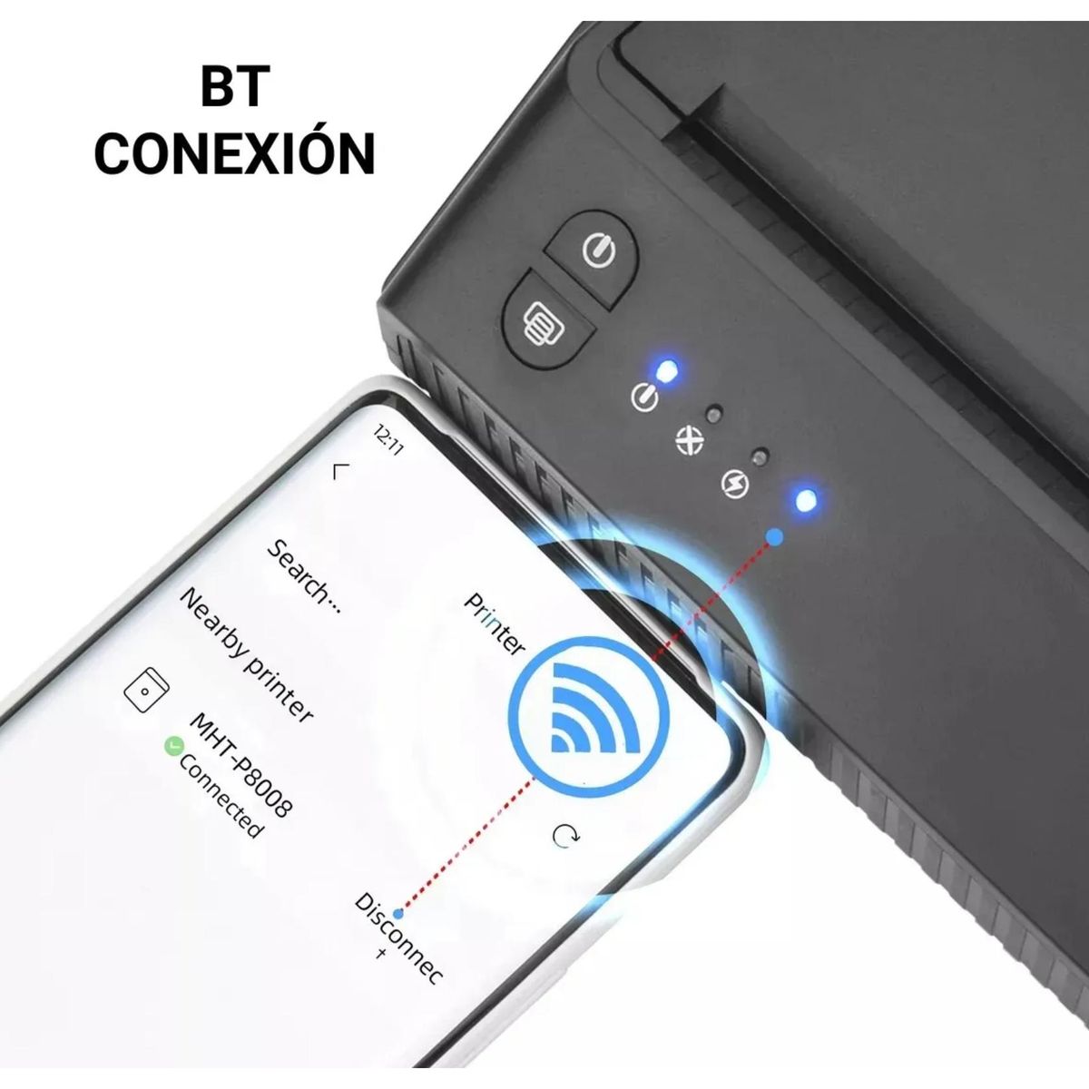 KINDA NICE - Impresora Térmica Stencil Para Tatuaje Bluetooth+usb Tattoo