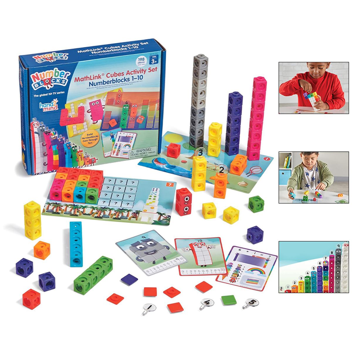 GENERICO - Numberblocks Cubos De Matemáticas Educativos 198 Piezas