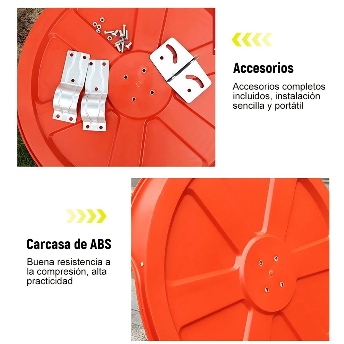 GENERICO - Espejo Panorámico Convexo Interior Exterior 60cm El Camino