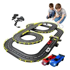 VIDA BUENAS - Automóvil Eléctrico De Pista Carreras Vehículo 7.2m+2 Coches