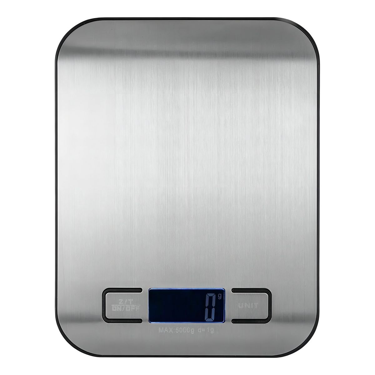 VIDA BUENAS - Báscula De Cocina Digital, Báscula De Alimentos Para Horne Capacidad Máxima 5 G Color Plateado