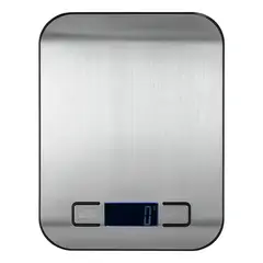 VIDA BUENAS - Báscula De Cocina Digital, Báscula De Alimentos Para Horne Capacidad Máxima 5 G Color Plateado