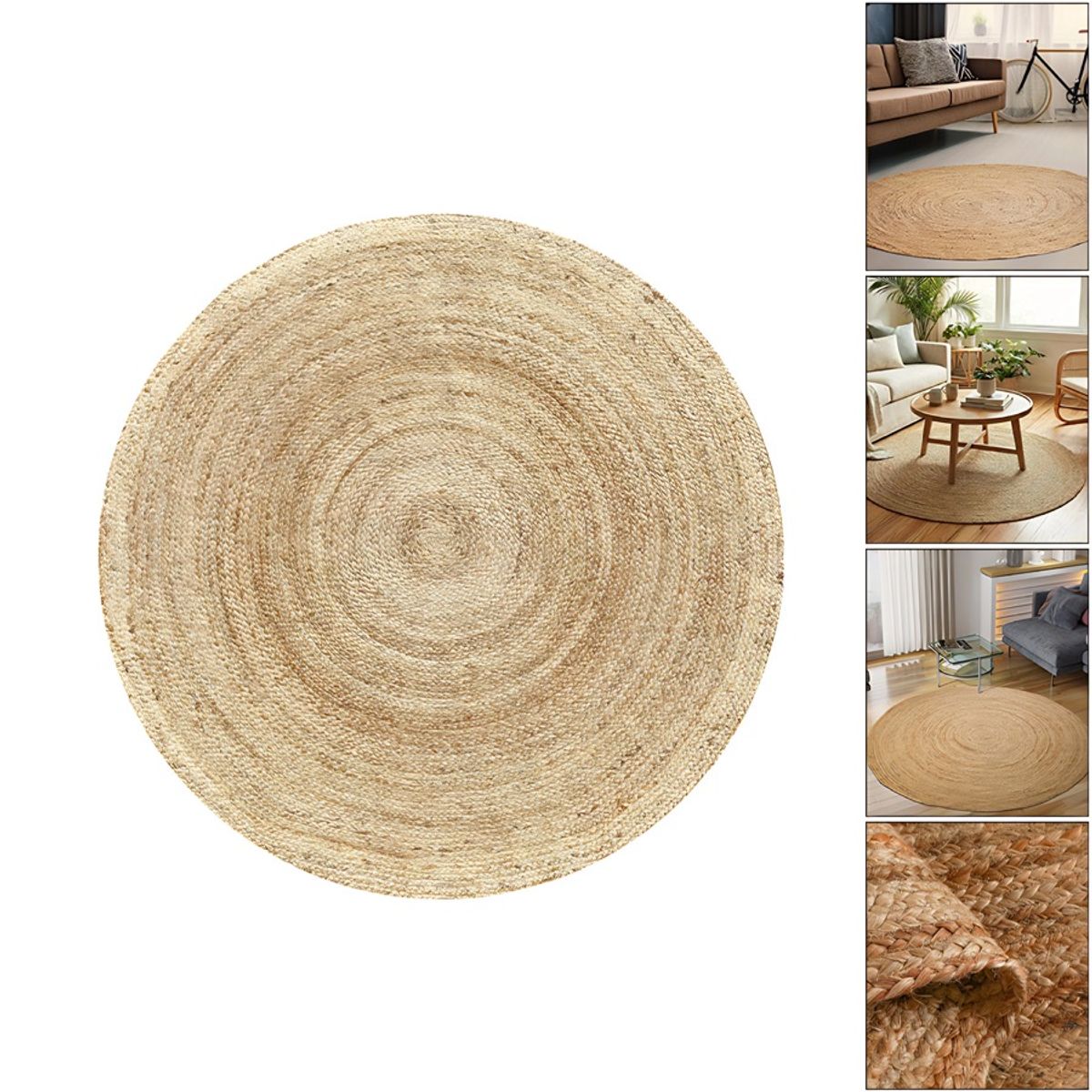 GENERICO - Alfombra De Fibra Natural Para Mascota General 120 Cm Dormir