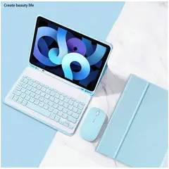 PUREPOWER - Funda Teclado Español (Incluye Ñ) y Raton para Samsung Galaxy Tab S11 2025 11pulgadas