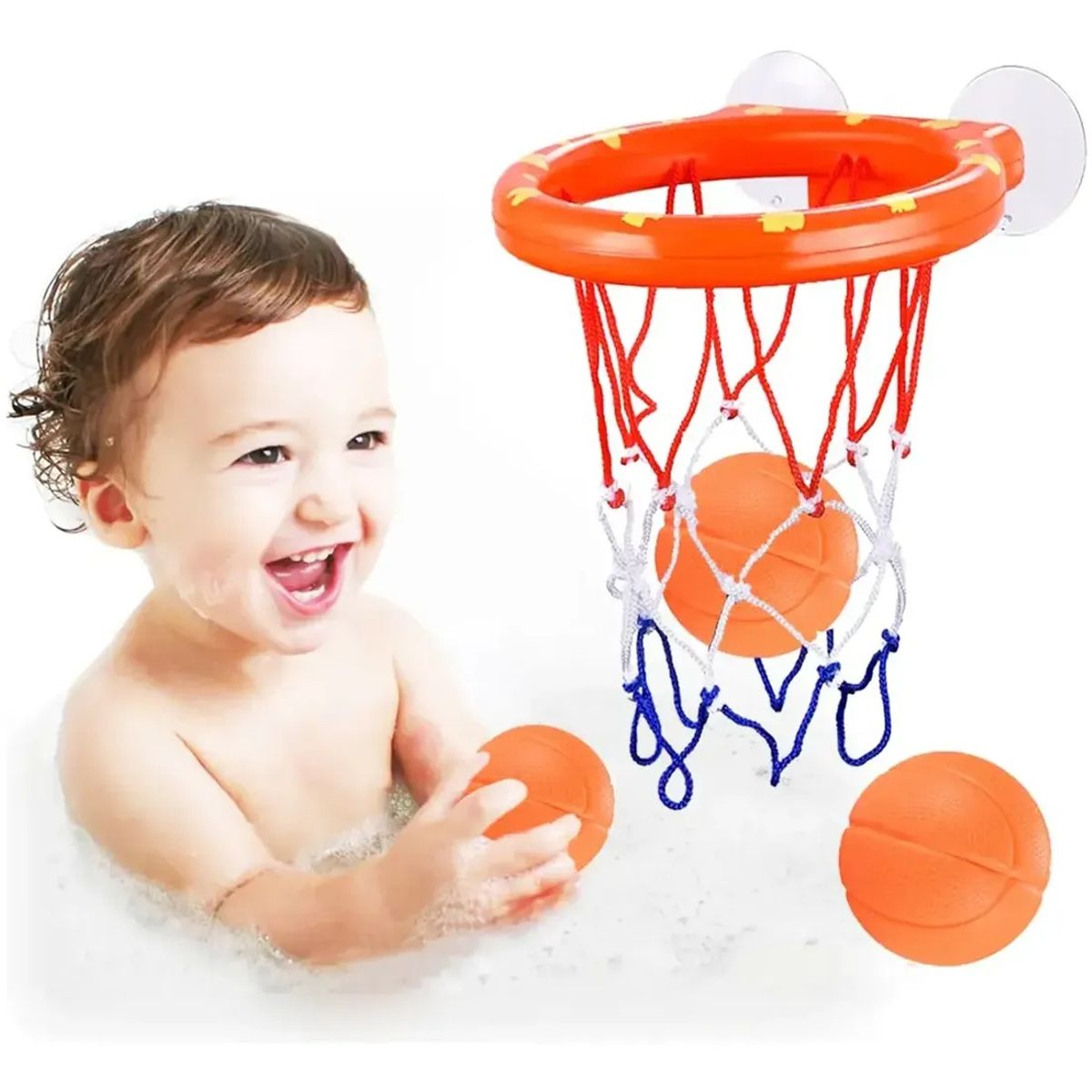 GENERICO - Juguetes De Baño Para Niños Aro De Baloncesto Bañera Bebés