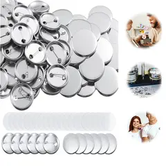 GENERICO - Chapitas Alfiler Metalicas Base Película 58mm 100 Insignia