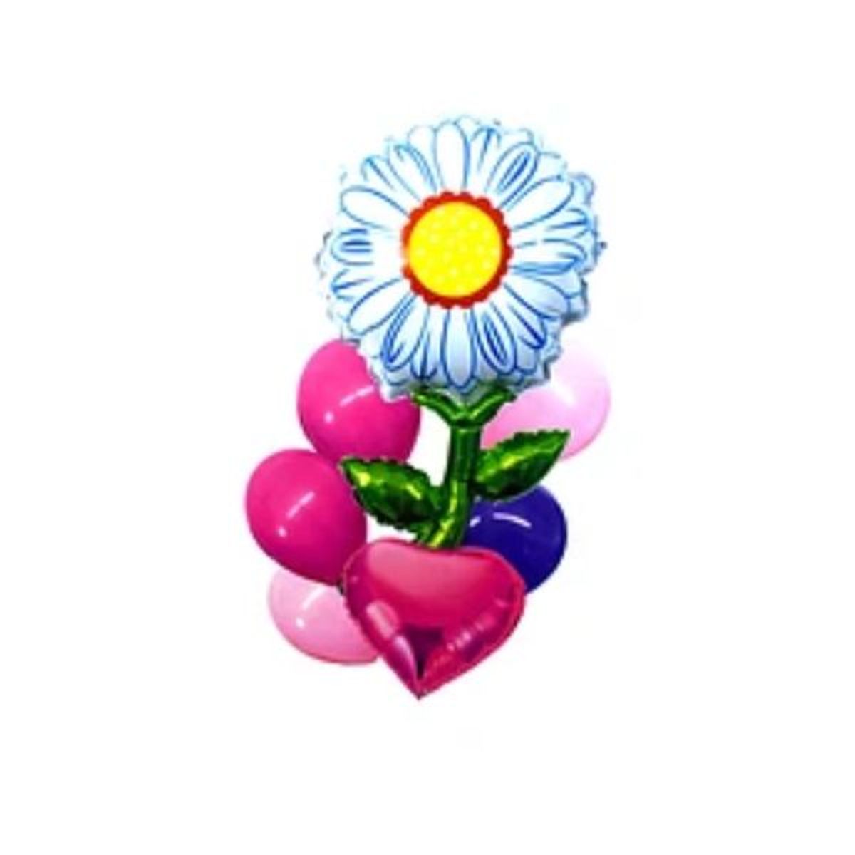 GENERICO - Set globos margarita 7pcs