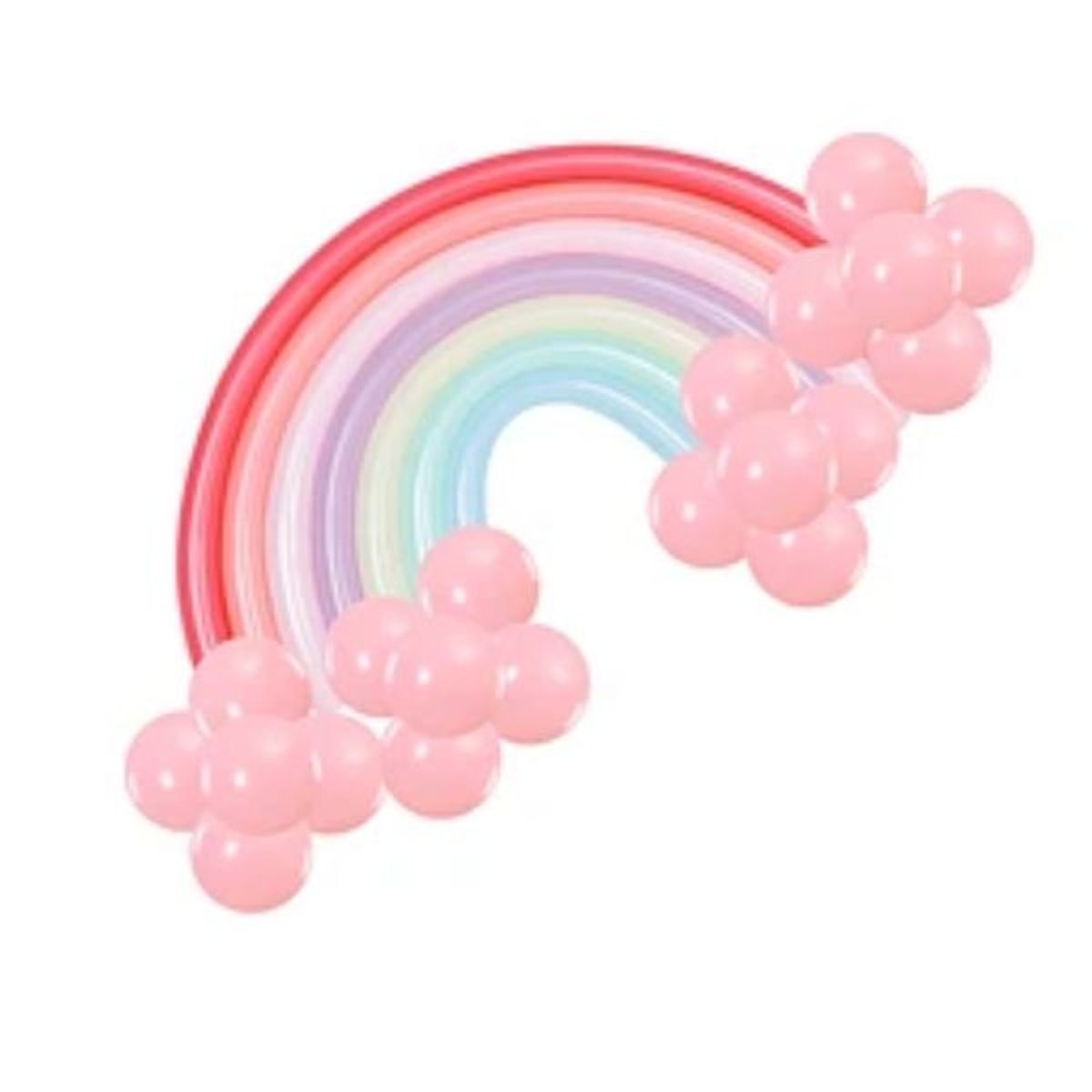 GENERICO - Set de globos largo colores pastel 32un