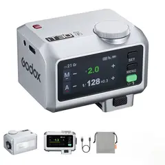 GODOX - Flash IT30Pro-F para Fuji TTL HSS 18000s Mini Flash de pantalla táctil - Plata