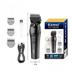 KEMEI - Máquina Cortapelo de Mascota Perro Gato KM1857 9000 RPM
