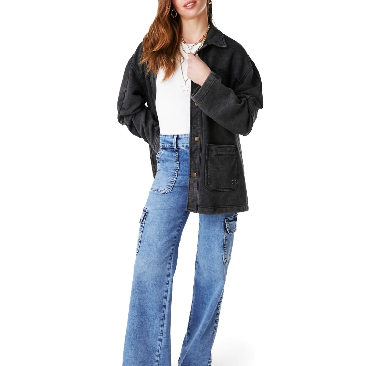 EFESIS - Polerón Oversize Manga Larga Mujer