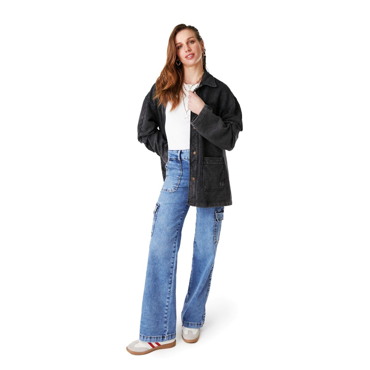 EFESIS - Polerón Oversize Manga Larga Mujer