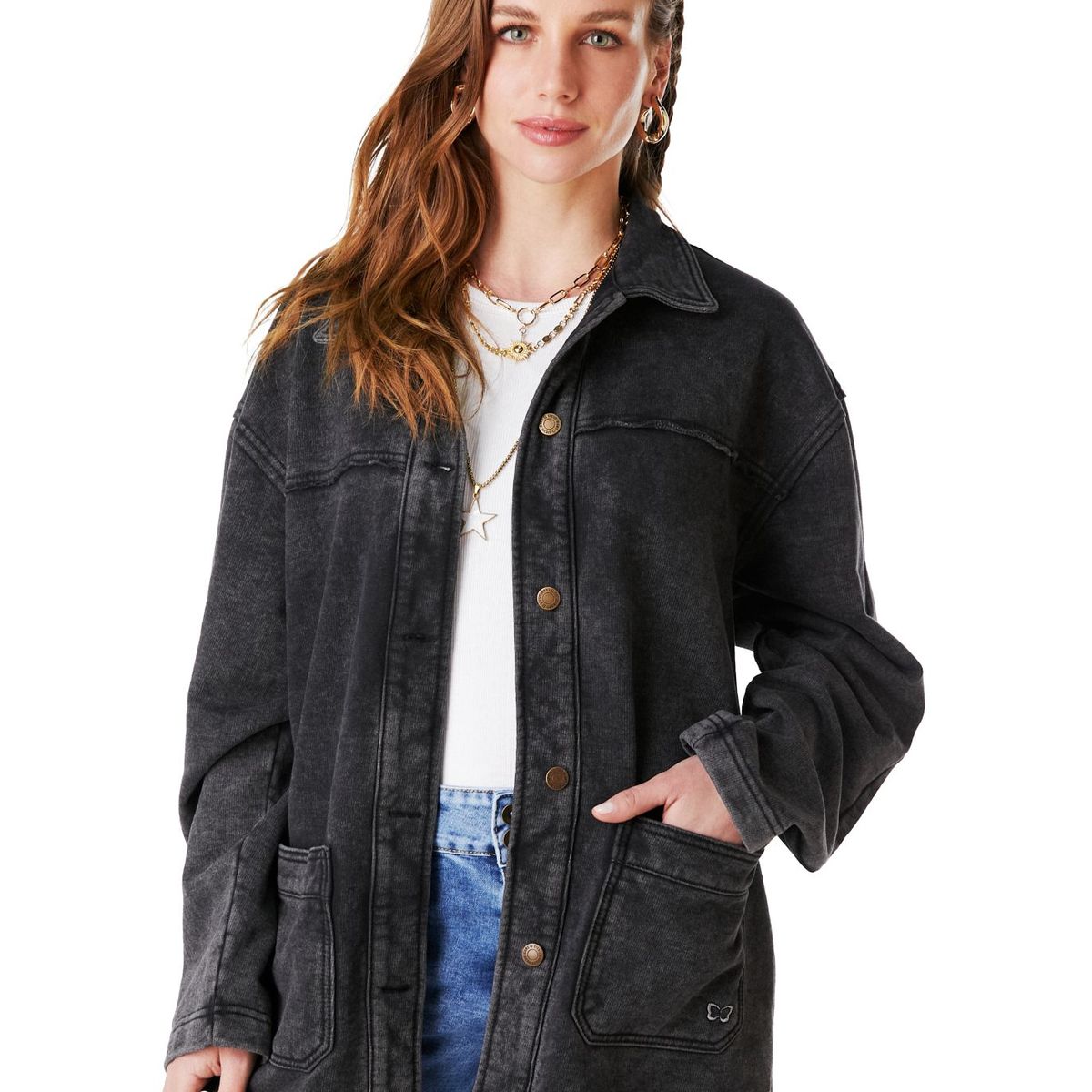 EFESIS - Polerón Oversize Manga Larga Mujer