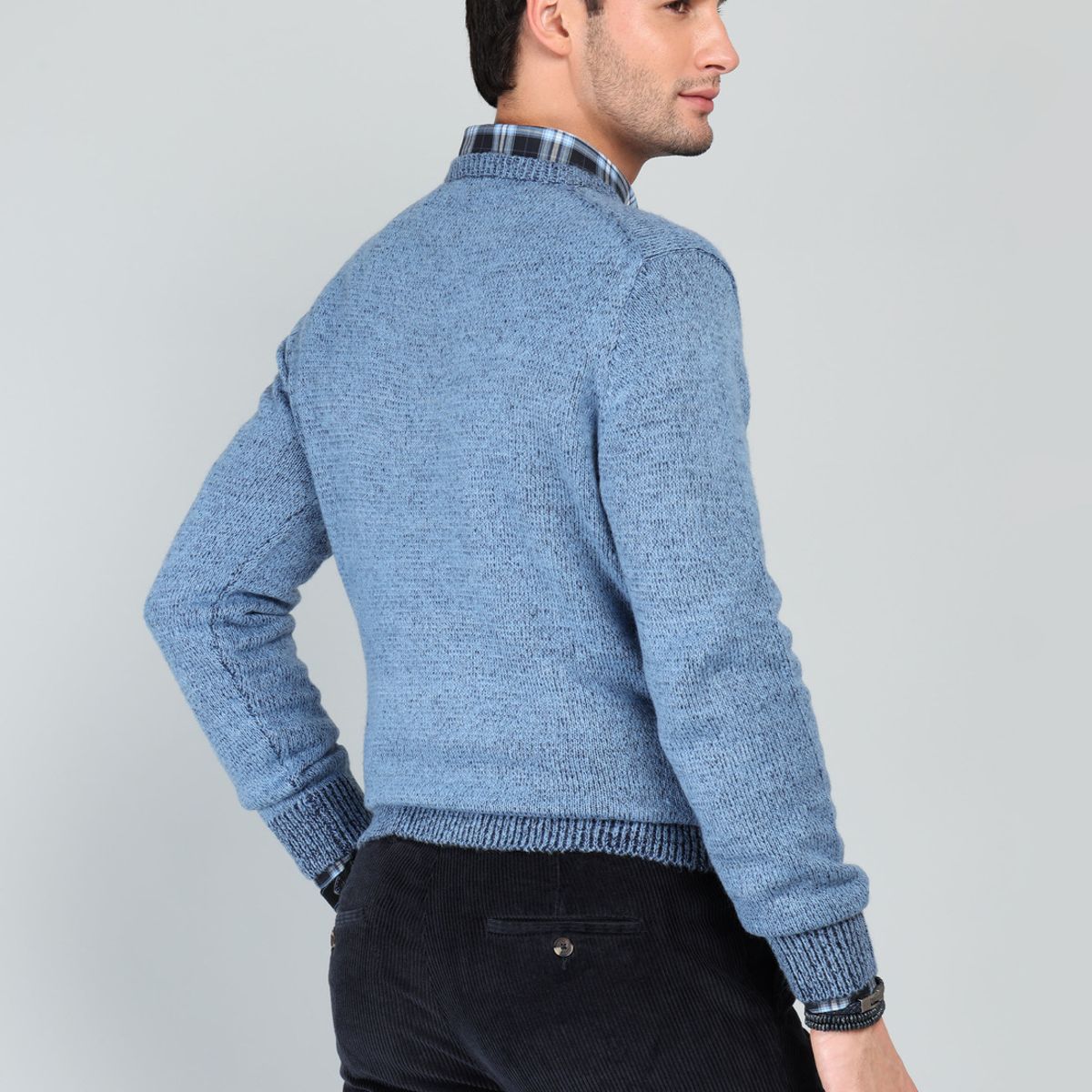ARROW - Sweater Cuello Redondo Regular Fit Celeste Arrow ARROW