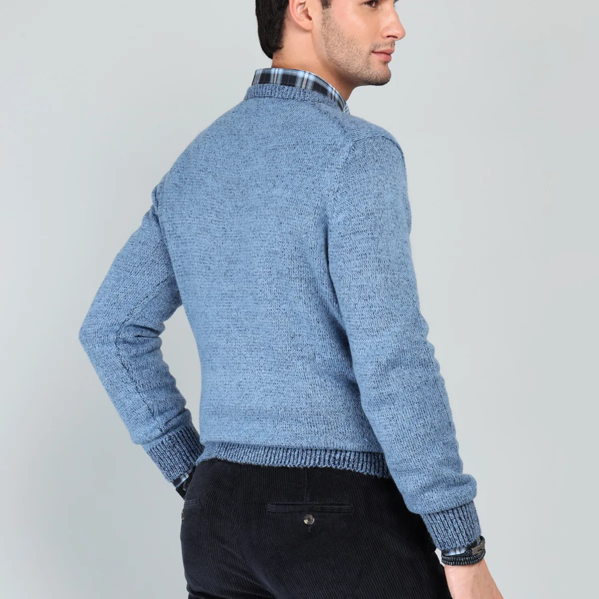 ARROW - Sweater Cuello Redondo Regular Fit Celeste Arrow ARROW