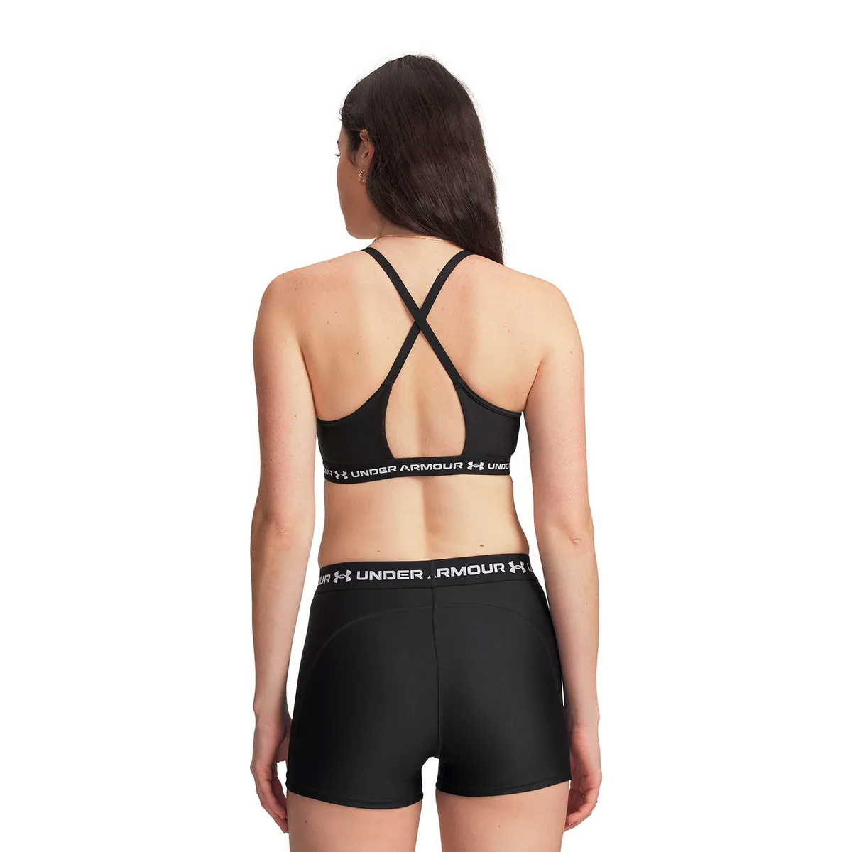 UNDER ARMOUR - Peto UA Crossback Low Negro Mujer UNDER ARMOUR