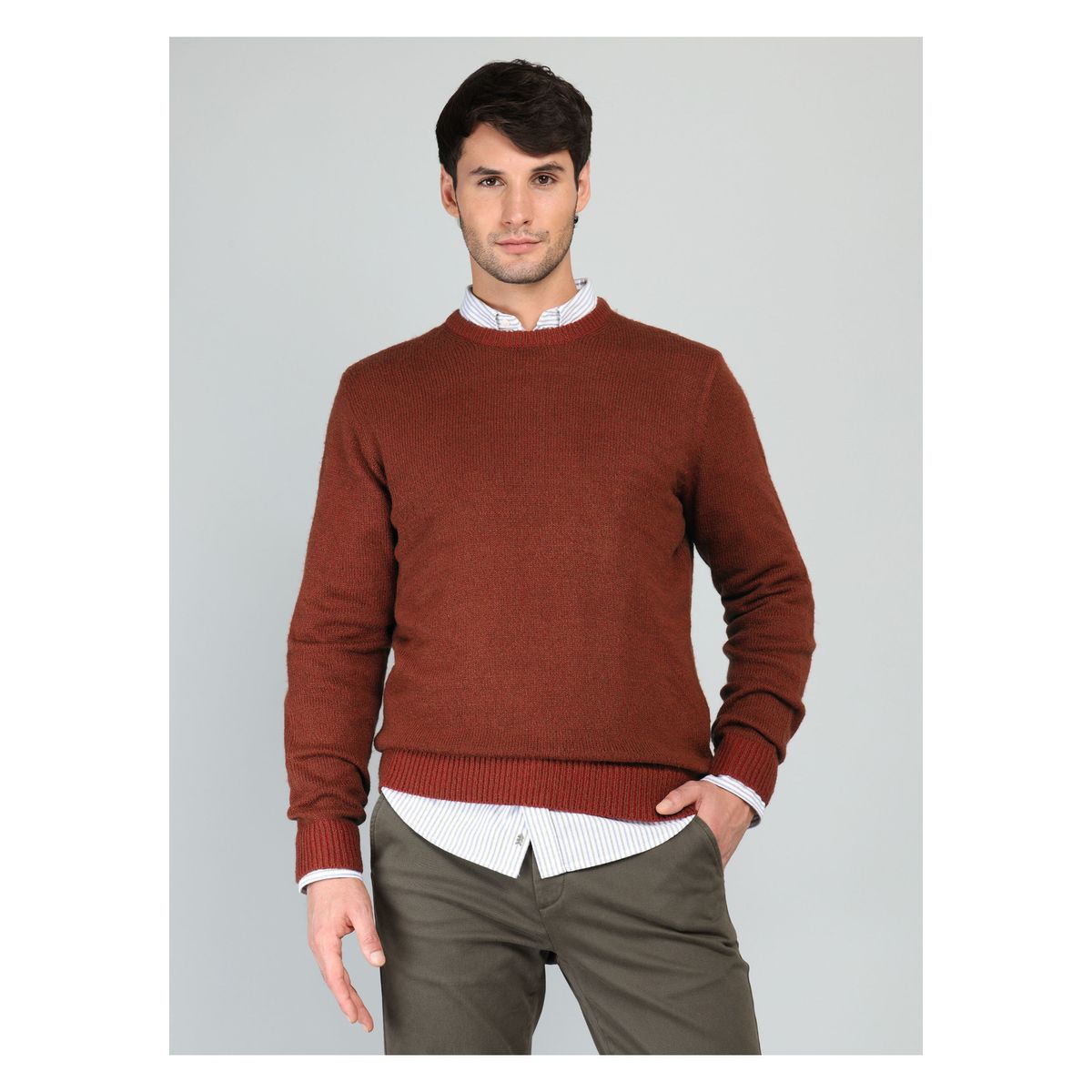 ARROW - Sweater Cuello Redondo Regular Fit Terracota Arrow ARROW