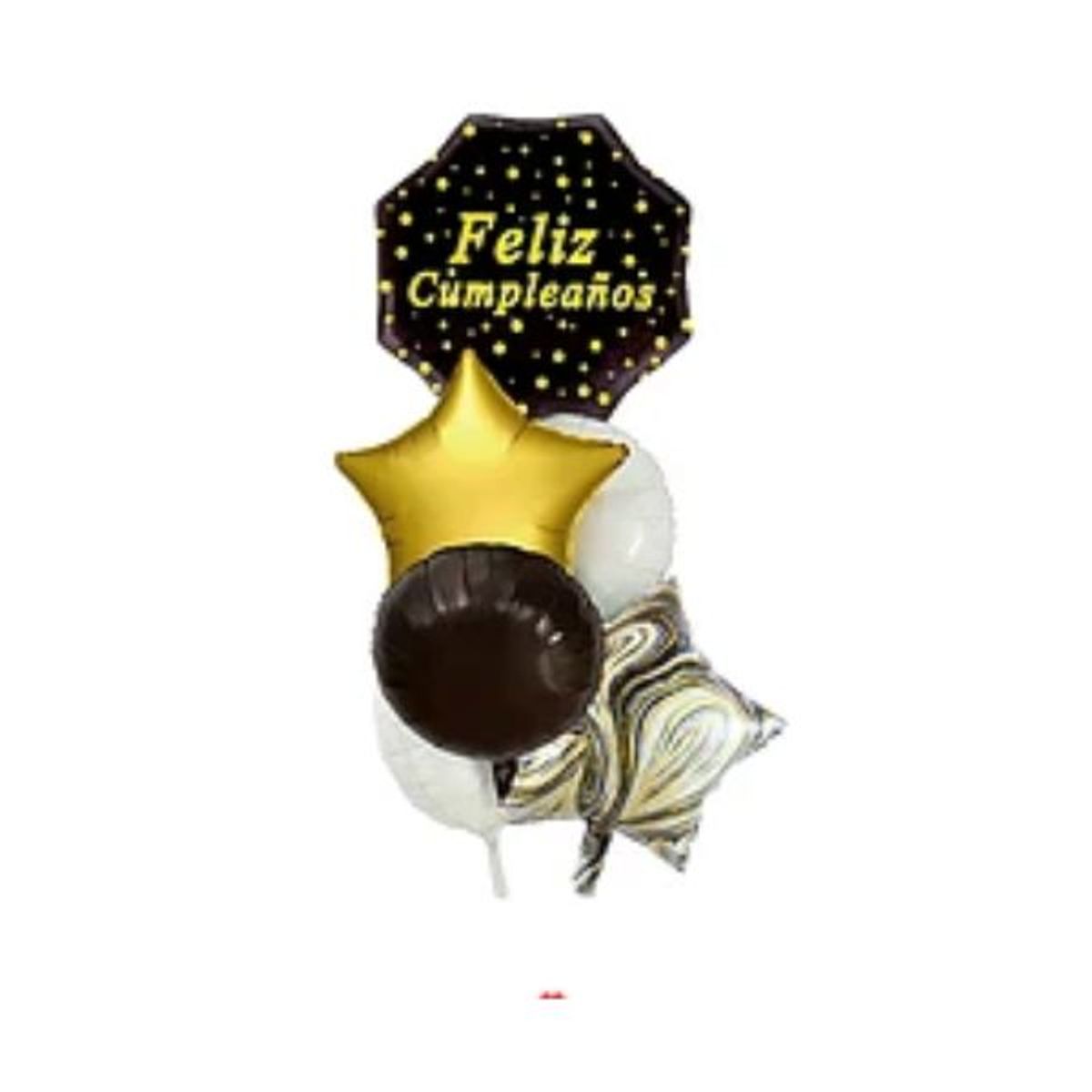 GENERICO - Set de globos feliz cumpleaños 6pcs